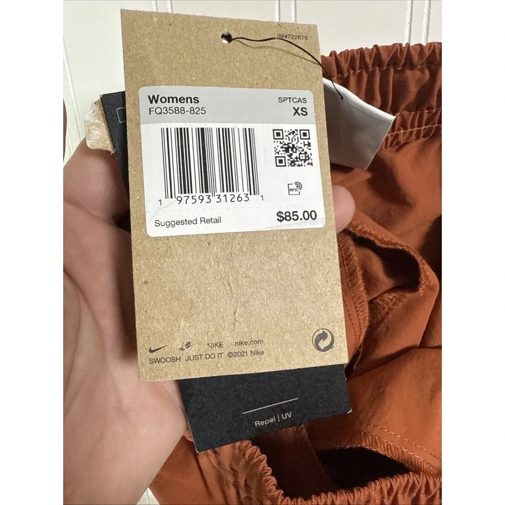 Nike Sportswear Everything Wovens Women's Mid-Rise Open-Hem Pants ‎ SIZE XS